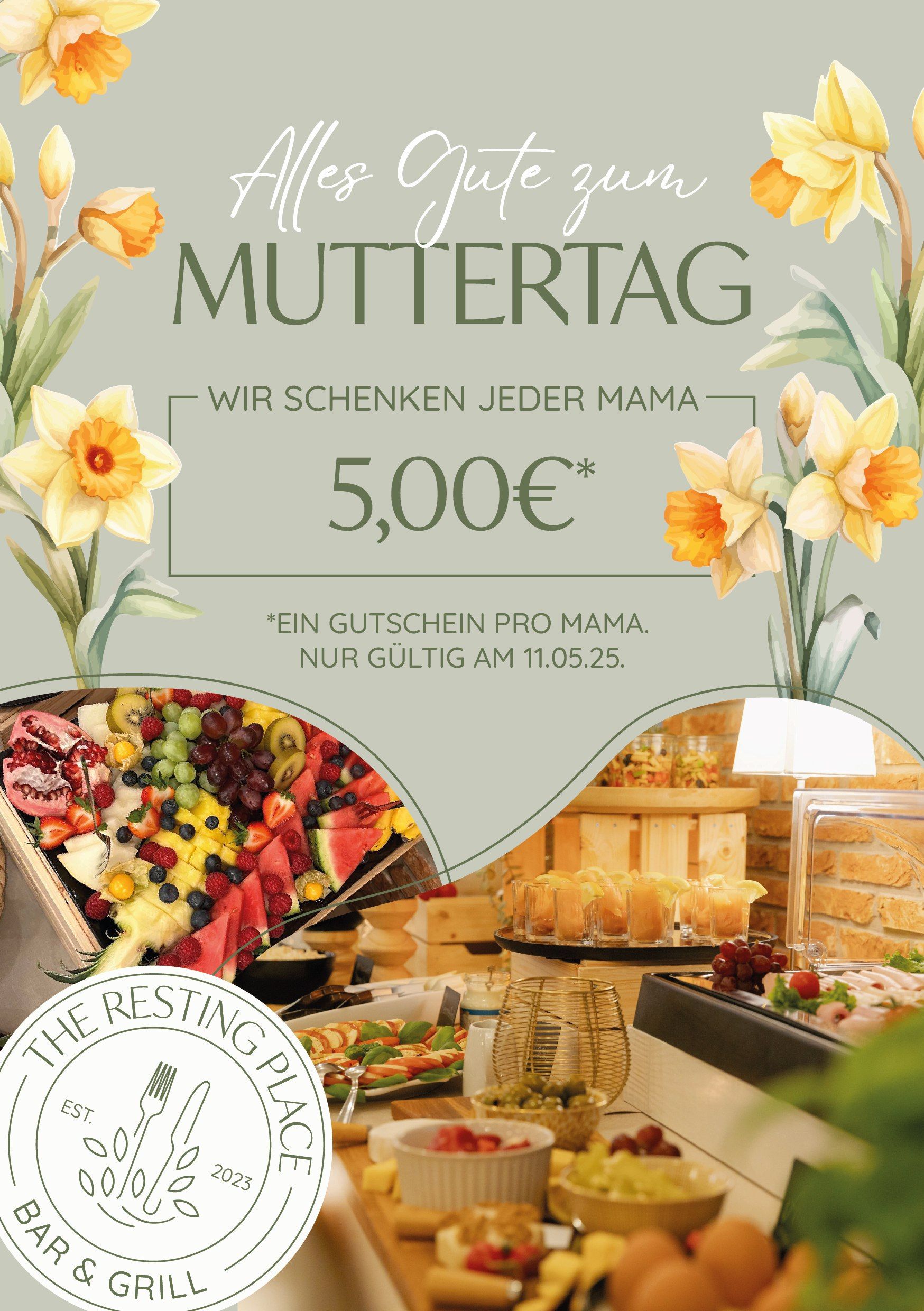Muttertag TRP Gutschein  Kuchen Mami Geschenk