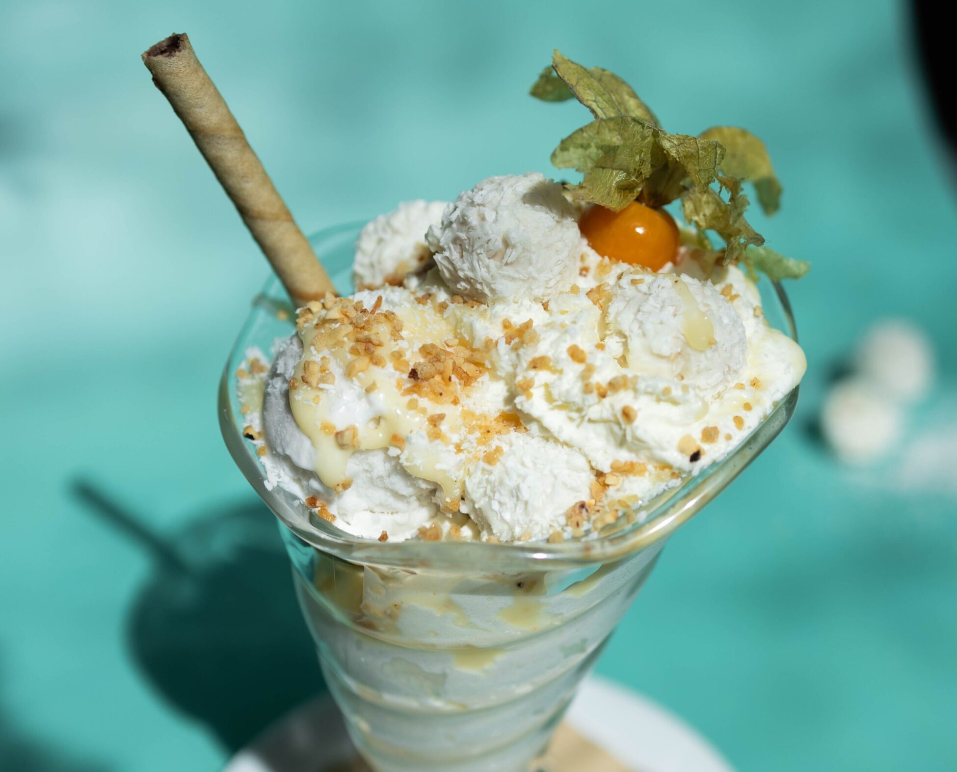 Eiscreme Lemgo Pina Colada Kokosnuss Ananas