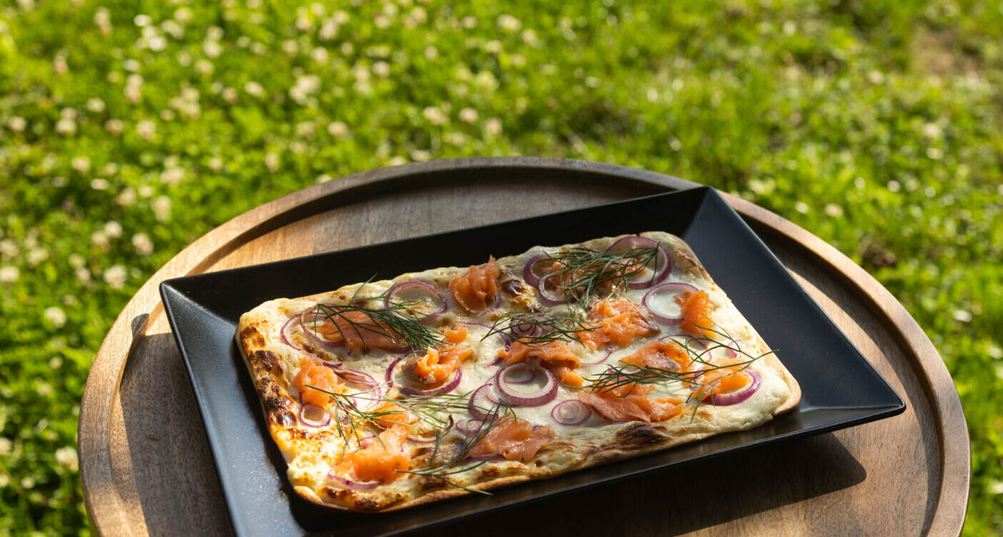 Flammkuchen nordic style salmon Lemgo OWL